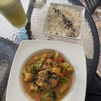 Red curry  at Mystic by Prasada Pisac in Cuzco