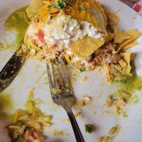 Veggie burrito with Vegan cheese and sour cream! at El Chupacabra - West in Seattle