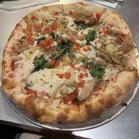 12 inch vegetarian pizza with vegan cheese ($2 upcharge)  at Best Pizza & Brew in San Diego