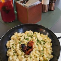 Veganes Käsli Spätzle at Pia's Wohlleben – Hausgemachte Bio-Spätzle: klassisch, vegan & mehr in Wien