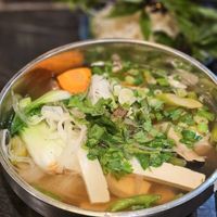 Tofu & mixed veggie pho - ask for the vegan menu at Pho Momma in Sacramento