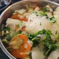 Tofu and mixed veggie pho - ask for the vegan menu at Pho Momma in Sacramento