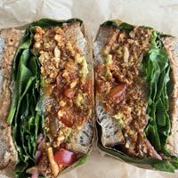 Their Mexi-sandwich. Too small for 99,-  at Sloppy Jo's Deli & Takeaway in Copenhagen