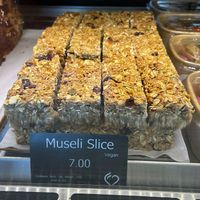muesli slice at Hudsons in Auckland