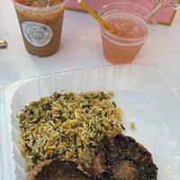 Vegan Pumpkin Iced Coffee with oat milk   at Tin Can Coffee & More in Pensacola