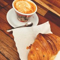 vegan croissants at Caffe Trastevere in Rome