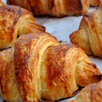 cornetti vegan at Caffe Trastevere in Rome