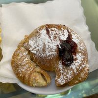 Vegan croissant  at Caffe Trastevere in Rome