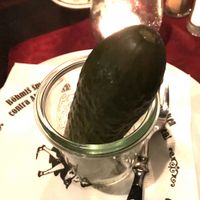 pickled cucumber -- i like! at Stadtwirtschaft Freiberg in Freiberg Saxony