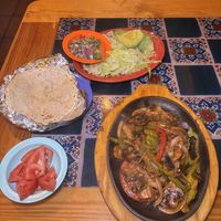 Vegan BBQ veggie fajitas   at Aztecas Restaurant & Cantina in Mobile