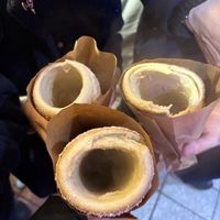 Baumstriezel   at Wintermarkt Flughafen München in Freising