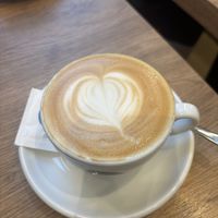 Cappuccino with coconut milkk  at Café Nova - Bonn in Nordrhein-westfalen