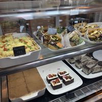 Vegan Tiramisu and lasagne! And lots of sandwiches   at Avodi Vegetarian & Cafe in Auckland