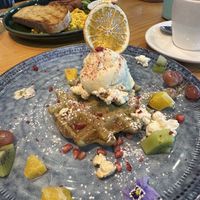Kids vegan waffle meal   at Avodi Vegetarian & Cafe in Auckland