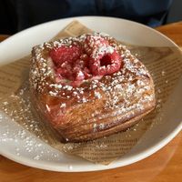 Raspberry Danish  at Avodi Vegetarian & Cafe in Auckland