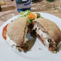 Burguer de seitan at L'Union in Leon