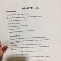 Menú  at L'Union in Leon