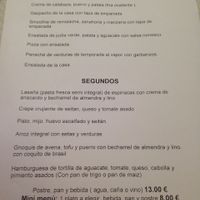 Menu del Dia at L'Union in Leon