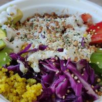 High praotein nourishing bowl at Experimental station rainbow 12 in Bansko