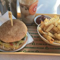 Quinoa burger at Next Level Burger in Bend