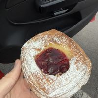 Cherry And Custard Danish (The Best).   at BEK Sourdough Bakery in Gosport