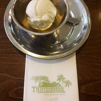 Vegan ice cream at Tharavadu in Leeds