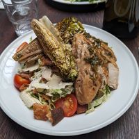 Caesar salad at Présent in Paris