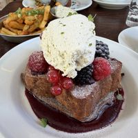 French toast (“brioche perdue”)  at Présent in Paris