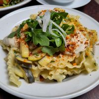 Summer pasta at Présent in Paris