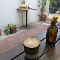 Flat white oat at Ritual Speciality Coffee in Maputo