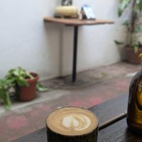 Oat flattie at Ritual Speciality Coffee in Maputo