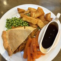 Sweet potato and butternut squash pie  at The Ferguson Fawsitt in England