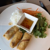 Vietnamese style spring rolls  at Elite Of The Seas  in Hanoi