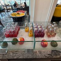 Various fruit juices at Ding Doong Restaurant in Hà Nội