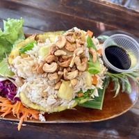 Pineapple fried rice   at Joy Thai Food in Bangkok