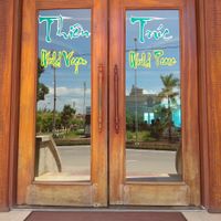 Entrance door at Thien Truc in Hai Duong