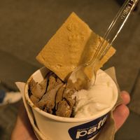 Helado vegano de limonada de coco y avellana at Patti Gelateria Santo Domingo in Bolívar