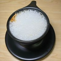 Almond milk cappuccino   at The Toasted Yolk Cafe in Mobile