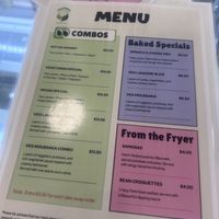 Vegan special, coquettes, samosas, not so hungry combo  at Soul Greens in Highett