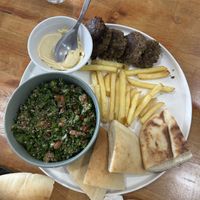 Kafta Plate VGO - the vegan kaftas were delicious  at 1947 in Boronia