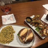 Burgers, Mac, and vegan wine!  at Elevated Eats 916 in Sacramento