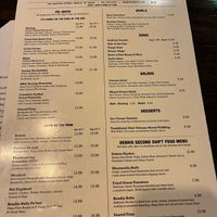Menu   at Debris Po-Boys & Drinks in Mobile