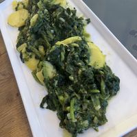 Chard with potatoes side dish   at Pasike in Trogir