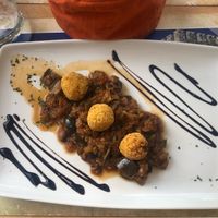 Caponata with riceballs at Pasike in Trogir