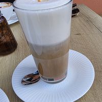 Latte Macciato mit Sojamilch at Rotes Emu in Baden-württemberg