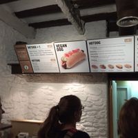 menu at The Dog is Hot in Barcelona