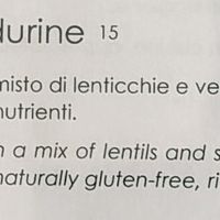 Vegan lentil teff pasta at Ristorante La Madonnina di Barni in Lombardia