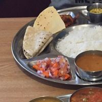 beautiful and delicious Thali's at Vatica Indian Restaurant in Marietta