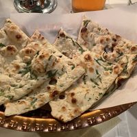 Garlic naan  at India Haus in Gottingen