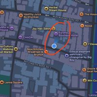   at Ming Kwan Vegetarian Restaurant in Chiang Mai